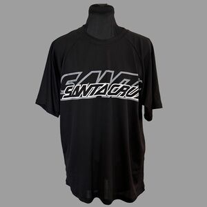NWOT Santa Cruz Bicycles Black Short Sleeve MTB Jersey Size M
